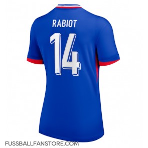 Frankreich Adrien Rabiot #14 Replik Heimtrikot Damen EM 2024 Kurzarm